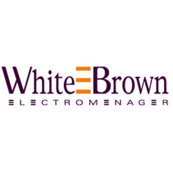 White and Brown Logo