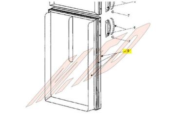 Porte avec joint