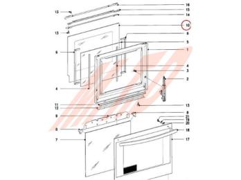 Vitre de porte 