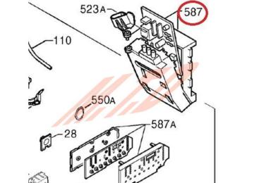 Module électronique configuré REP 587