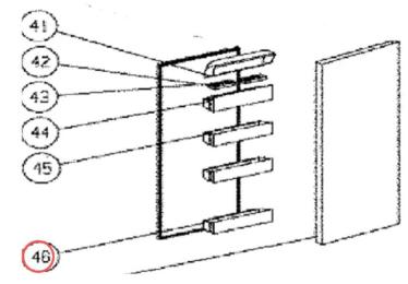 Balconnet à bouteilles