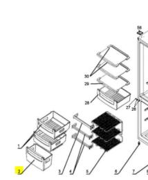Tiroir inférieur congélateur