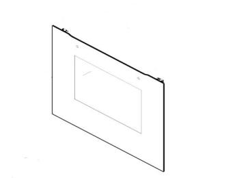 Vitre de porte extérieure